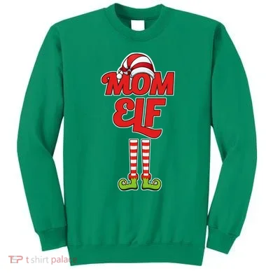 Christmas Mom Elf Sweatshirt