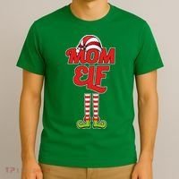 Christmas Mom Elf T-Shirt thumb 3