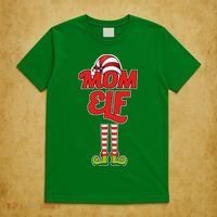 Christmas Mom Elf T-Shirt thumb 5