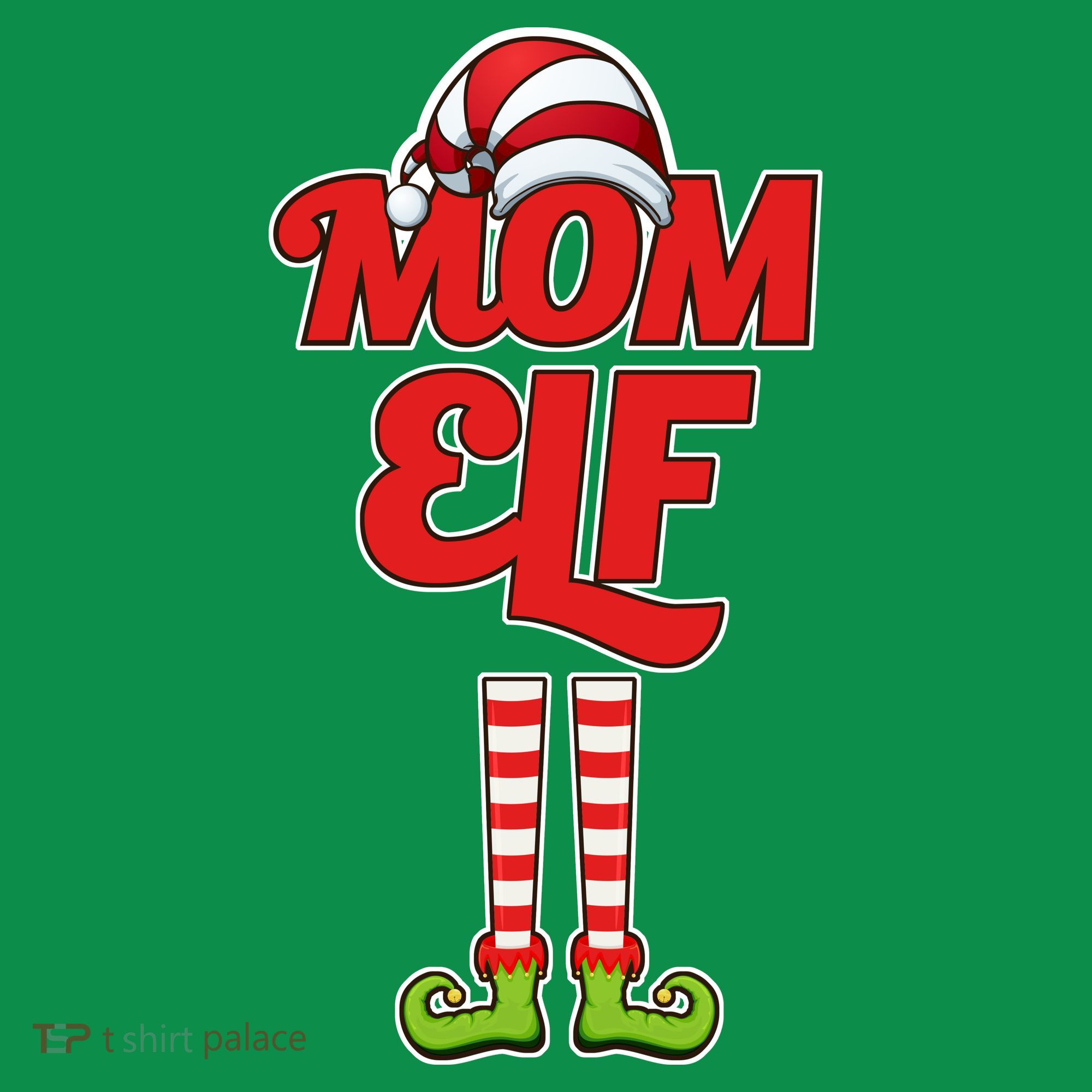 Christmas Mom Elf Polo