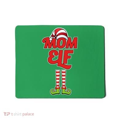 Christmas Mom Elf Mousepad