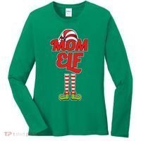 Christmas Mom Elf Women's Long Sleeve Shirt thumb 0