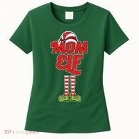 Christmas Mom Elf Women's T-Shirt thumb 0