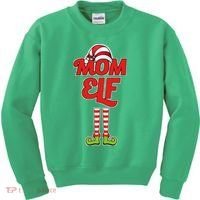 Christmas Mom Elf Kids Sweatshirt thumb 0