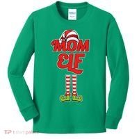 Christmas Mom Elf Kids Long Sleeve Shirt thumb 0