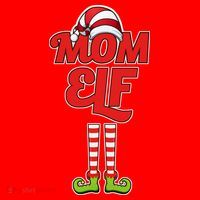 Christmas Mom Elf Santa Hat thumb 1