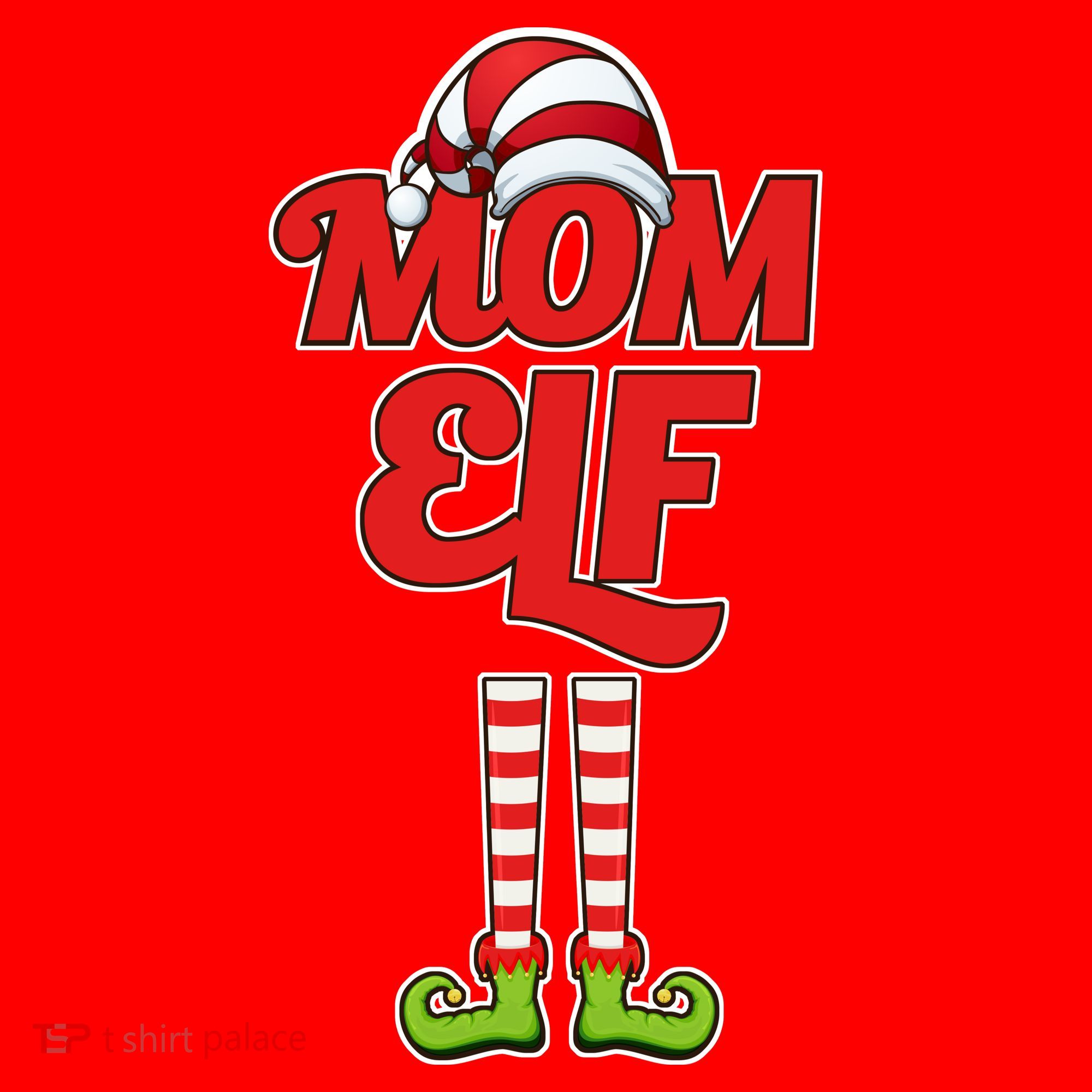 Christmas Mom Elf Santa Hat