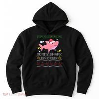 Christmas Mommy Shark Hoodie thumb 0