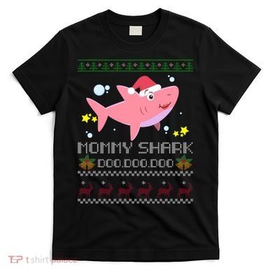 Christmas Mommy Shark T-Shirt