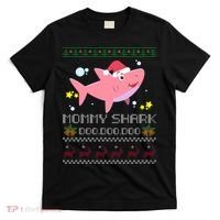Christmas Mommy Shark T-Shirt thumb 0