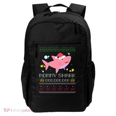 Christmas Mommy Shark Backpack