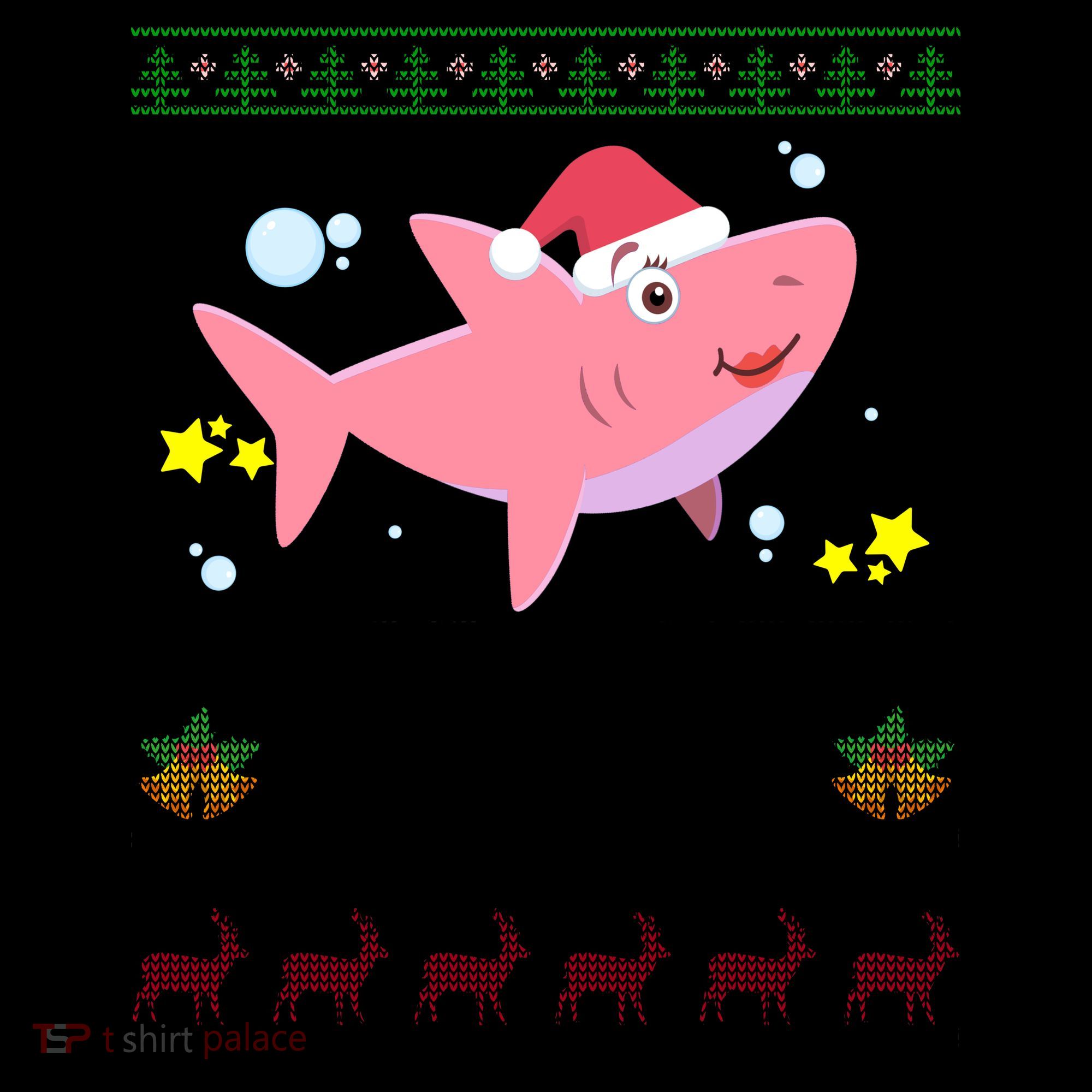 Christmas Mommy Shark Coffee Mug