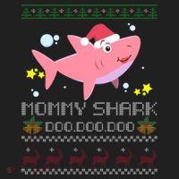 Christmas Mommy Shark Beanie thumb 2