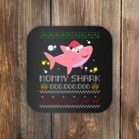 Christmas Mommy Shark Coaster thumb 0