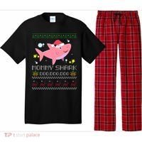 Christmas Mommy Shark Pajama Set thumb 0