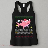 Christmas Mommy Shark Women's Tank Top thumb 3