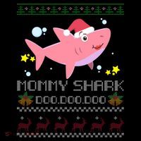 Christmas Mommy Shark Women's Tank Top thumb 5