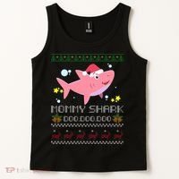 Christmas Mommy Shark Tank Top thumb 2