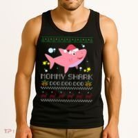 Christmas Mommy Shark Tank Top thumb 3