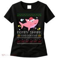 Christmas Mommy Shark Women's T-Shirt thumb 0
