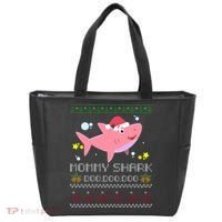 Christmas Mommy Shark Tote Bag thumb 0