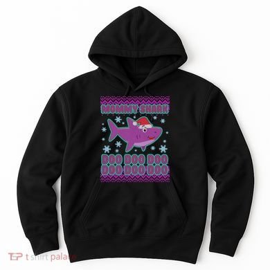 Christmas Mommy Shark Doo Doo Doo Hoodie