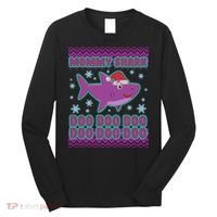 Christmas Mommy Shark Doo Doo Doo Long Sleeve Shirt thumb 0
