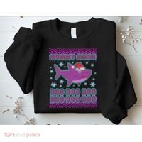 Christmas Mommy Shark Doo Doo Doo Sweatshirt thumb 2