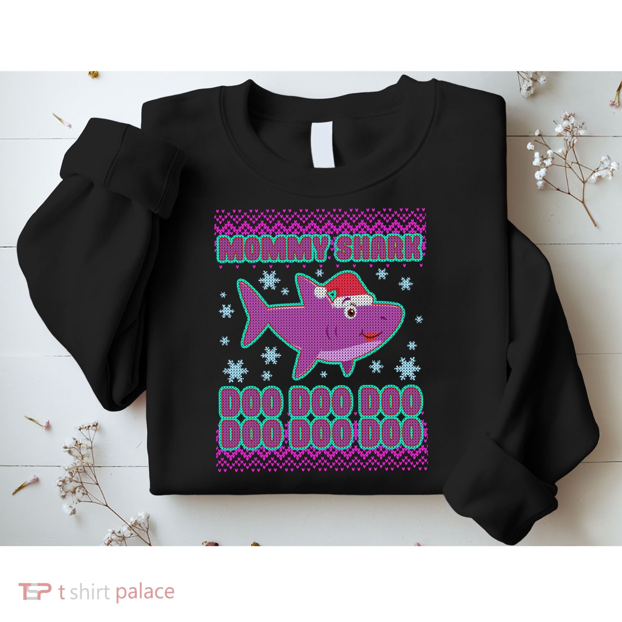 Christmas Mommy Shark Doo Doo Doo Sweatshirt