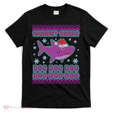 Christmas Mommy Shark Doo Doo Doo T-Shirt