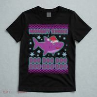 Christmas Mommy Shark Doo Doo Doo T-Shirt thumb 5