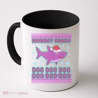 Christmas Mommy Shark Doo Doo Doo Coffee Mug thumb 0