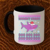 Christmas Mommy Shark Doo Doo Doo Coffee Mug thumb 2