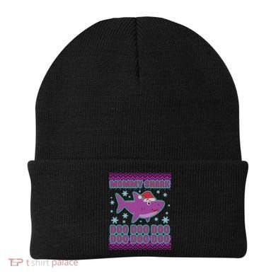 Christmas Mommy Shark Doo Doo Doo Beanie