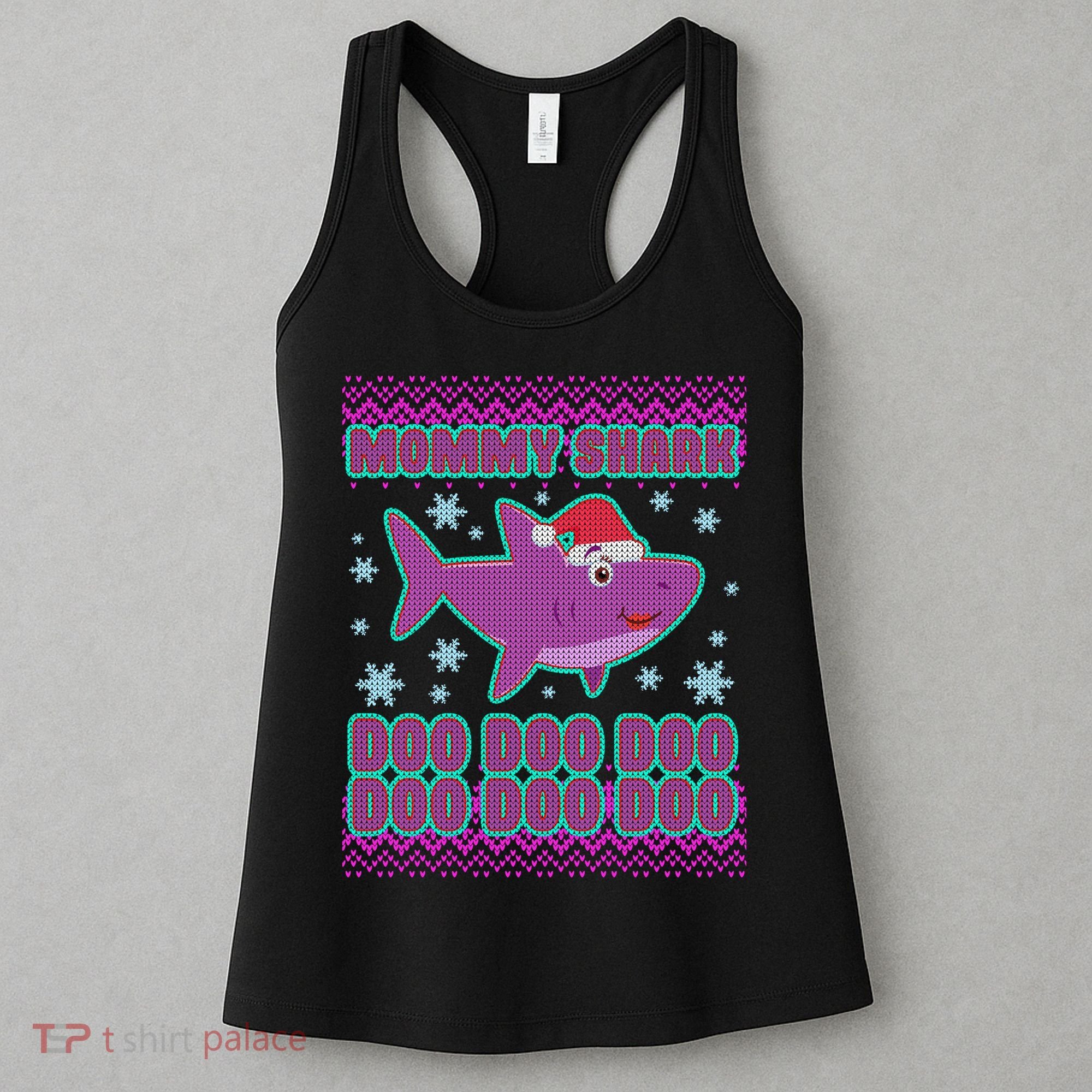 Christmas Mommy Shark Doo Doo Doo Women's Tank Top