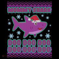 Christmas Mommy Shark Doo Doo Doo Women's Tank Top thumb 5