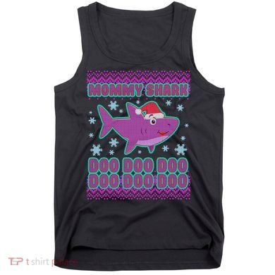 Christmas Mommy Shark Doo Doo Doo Tank Top