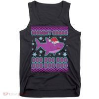 Christmas Mommy Shark Doo Doo Doo Tank Top thumb 0