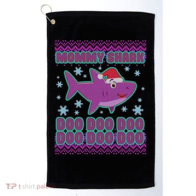 Christmas Mommy Shark Doo Doo Doo Golf Towel