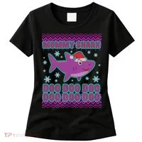 Christmas Mommy Shark Doo Doo Doo Women's T-Shirt thumb 0