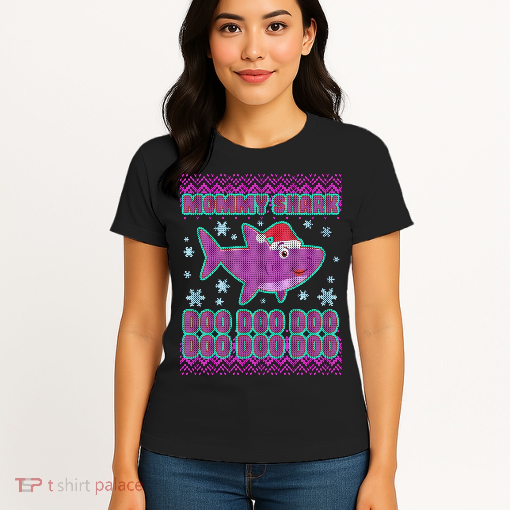 Christmas Mommy Shark Doo Doo Doo Women's T-Shirt