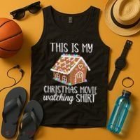 Christmas Movie Watching Tank Top thumb 4
