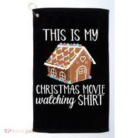 Christmas Movie Watching Golf Towel thumb 0
