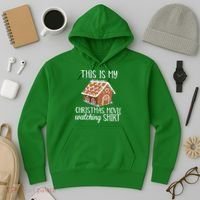 Christmas Movie Watching Hoodie thumb 3