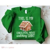 Christmas Movie Watching Sweatshirt thumb 2