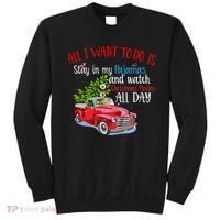 Christmas Movies And Pajamas Sweatshirt thumb 0