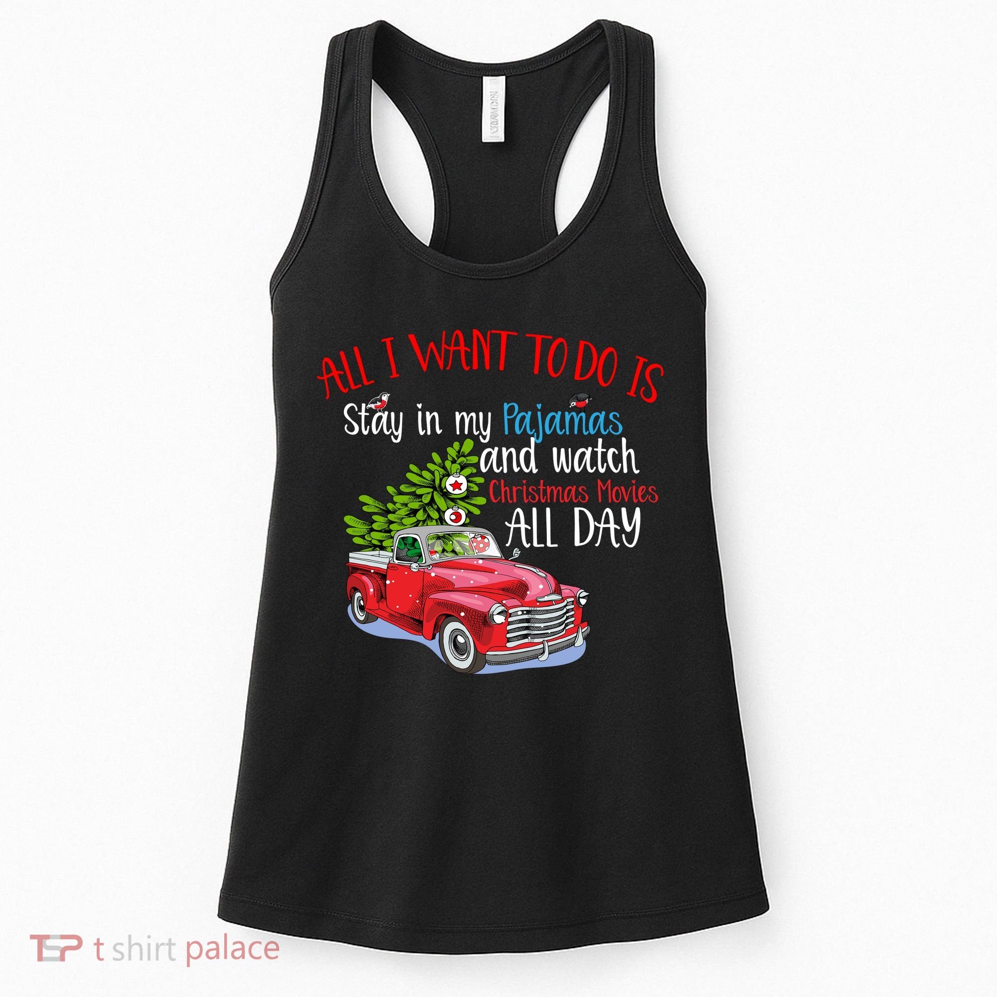 Christmas Movies And Pajamas Women's Tank Top