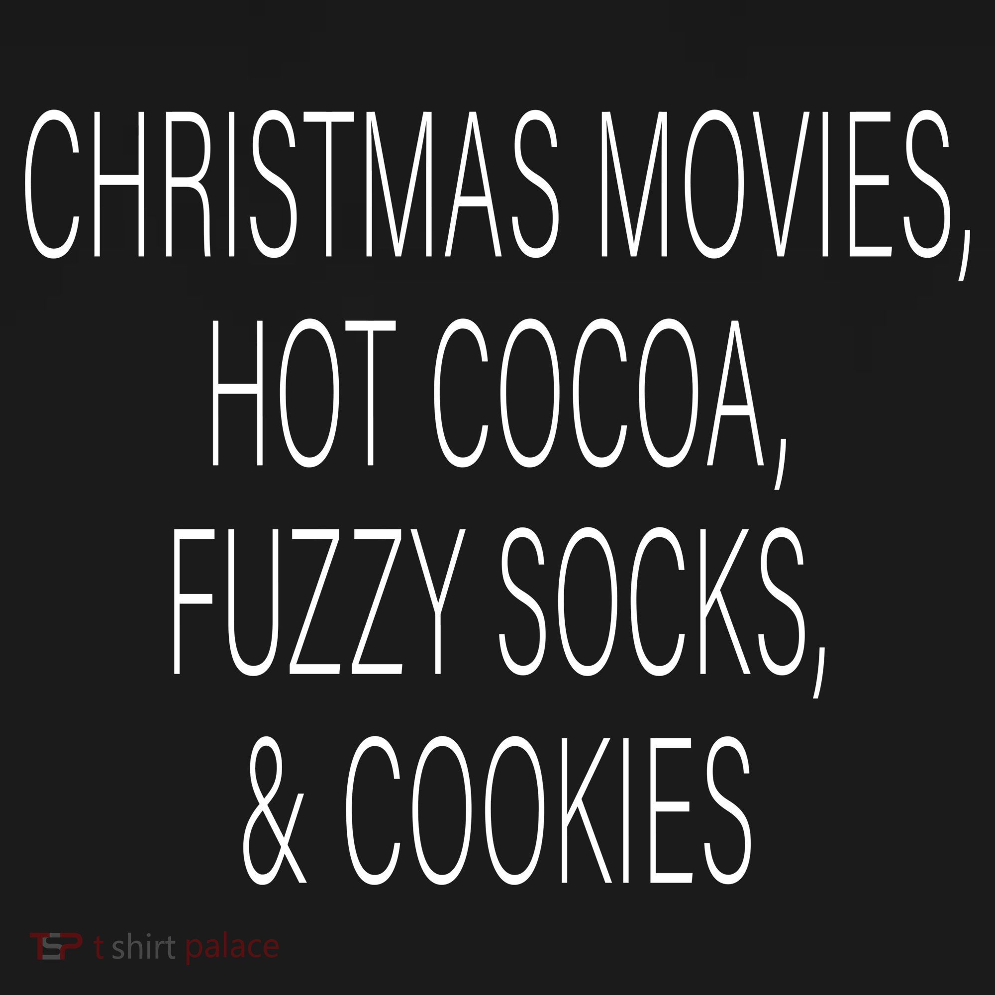 Christmas Movies Hot Cocoa Fuzzy Socks & Cookies Women's Hoodie