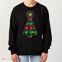 Christmas Multi Plaid Tree Women's Sweatshirt thumb 0