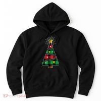 Christmas Multi Plaid Tree Hoodie thumb 0